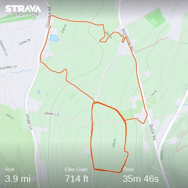 andyb066's tweet photo. Good afternoon @runningpunks Lunch run today and feeling a bit stronger and fitter. Not quite as breathless at the top of the hills 😮💨 😮💨 @SOBScharity #stepwithsobs @BipolarUK #poletopolechallenge #muddymilesformegs #runningpunks #runningpunk https://t.co/0moOP6LK7Q