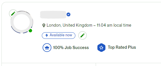 Oliver  The Upwork Guy on X: More Upwork student success 🧩 ✓ 100% Job  Success Score ✓ Top Rated Plus Badge ✓ Optimised Upwork Profile Time to  maintain the success for