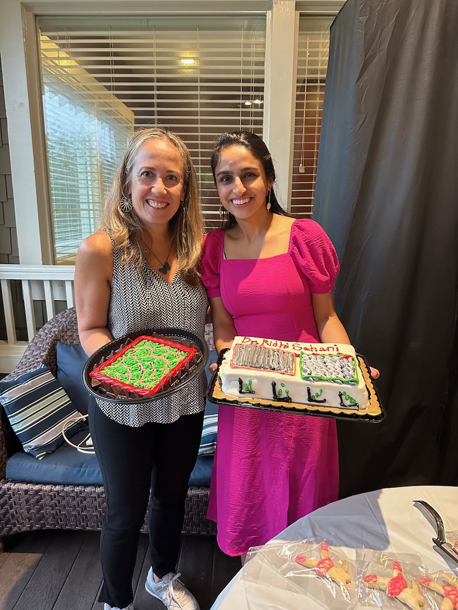 Introducing, DR. Sahani!  <a href="/myofibridhi/">Ridhi Sahani</a> gave a “breath”-taking PhD defense describing her research combining multi-scale models and experiments to reveal how ECM structure influences diaphragm muscle mechanics. Her research is making “waves” in the research community!  <a href="/UVABME/">Virginia BME</a>