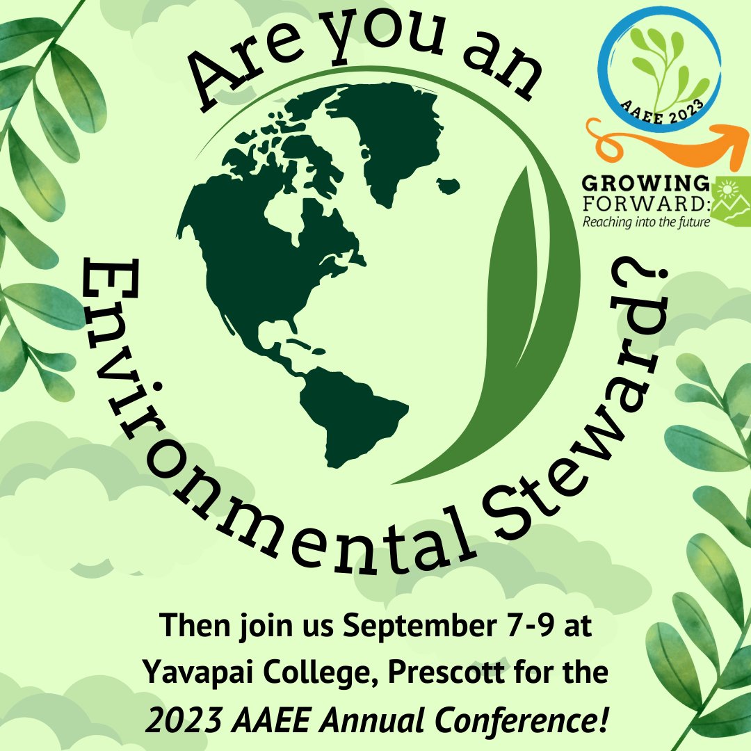 arizonaee's tweet photo. If you live on Earth, this conference is for Y🌎U!  🌍🌏
https://t.co/qRSDzC0D3s

#education #environment #arizona #outdoors #professional #support #encourage #connect #network #inspire #empower #learn #lead #conference https://t.co/Br8ui52LNm