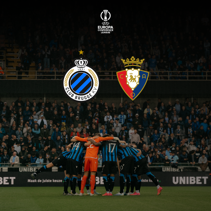 ClubBrugge's tweet photo. Gaan we door na de dubbele confrontatie tegen KA Akureyri? 🇪🇺

Dan wacht @Osasuna in de Play-offs 🇪🇸! #UECL