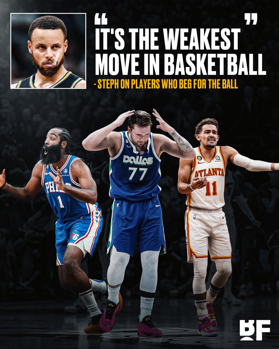 bballforever_'s tweet photo. Stephen Curry didn't mix his words on players who beg for the ball 😳 https://t.co/tVnDva0JwA