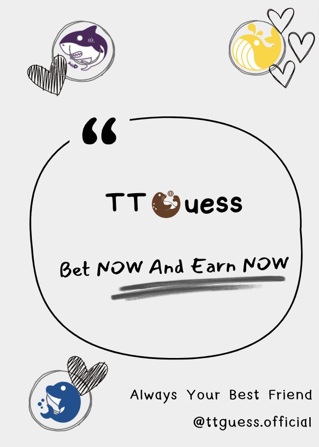 #TTGuess #BestFriendsForever #Gambling #Dapp #NewDividends #ComingSoon
Join NOW👉tguess-b5023.web.app