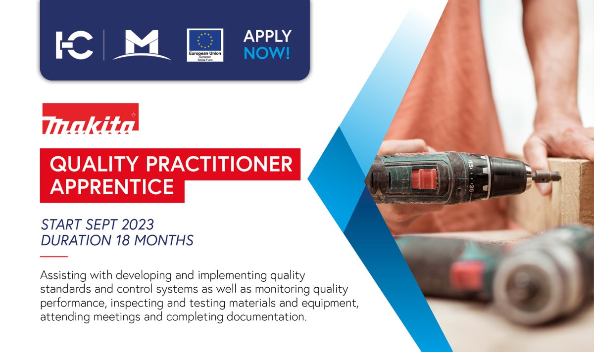 Incomm_training's tweet image. 🚨 HIRING NOW 🚨

This week&apos;s featured roles: 

⚙️ Apprentice Quality Practitioner - Makita Manufacturing
⚙️ Apprentice Technical Sales Engineer - Torus Measurement Systems

Don&apos;t miss out! Apply now 👉  bit.ly/3YrWxNK

#EngineeringApprenticeship #DreamJob #Vacancies