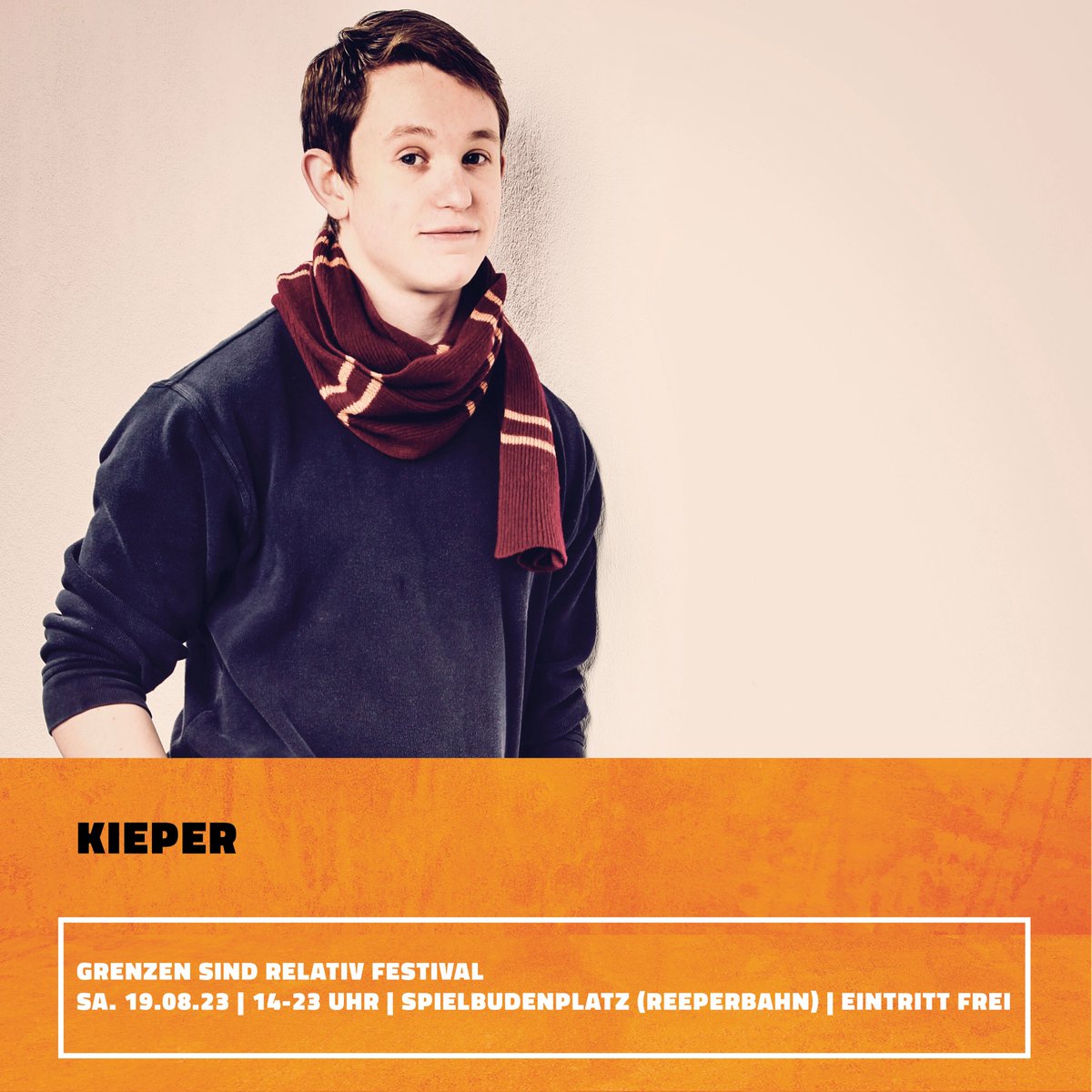 Mit seinen Popsongs und Balladen liefert Newcomer Kieper (@KieperMusic) handgemachte Musik. Der Singer-Songwriter wird dabei von seinen Vorbildern Ed Sheeran, den Beatles etc. inspiriert. 
Erlebt ihn live! 
19.08.23 @ GSR Festival/Eintritt frei
<a href="/spielbudenplatz/">Spielbudenplatz</a>
#gsr #festival