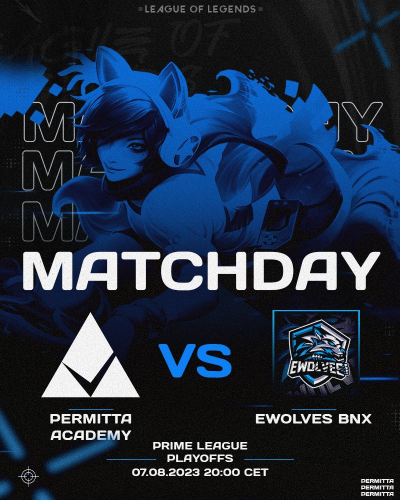 ! Prime League Finals !
The ending of the <a href="/PrimeLeague/">Die Techniker Prime League</a> summer split is close.
Our Main and Academy Team still have their playoff finals left for today and both teams will face their enemy at 20:00 CEST.

You can watch our Main Team in the rift against <a href="/muensteresports/">Münster Esports e.V.</a> Green