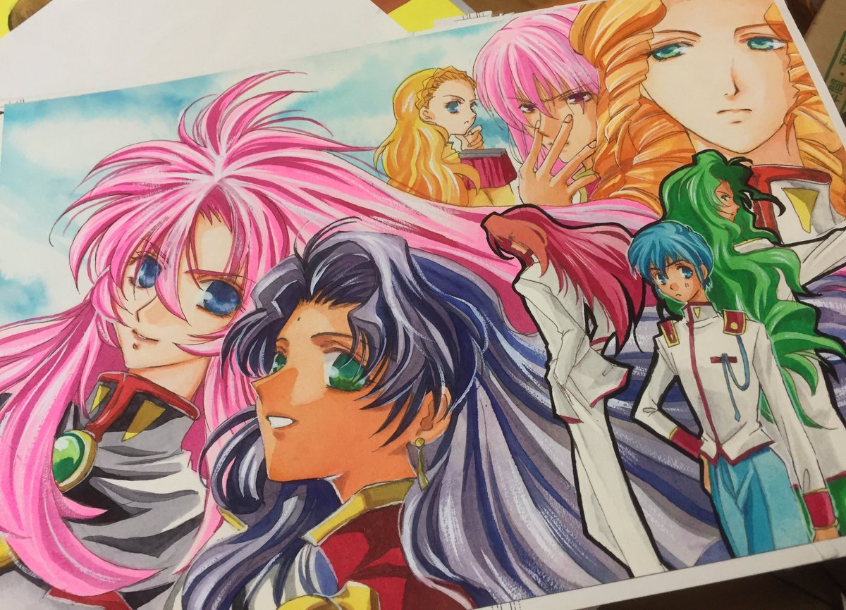 This was taken in 1998, when I was 19 years old.
I was writing manga while attending a technical school. At that time, I could not make ANIME by myself. I didn't even have a computer. Everything was analog.