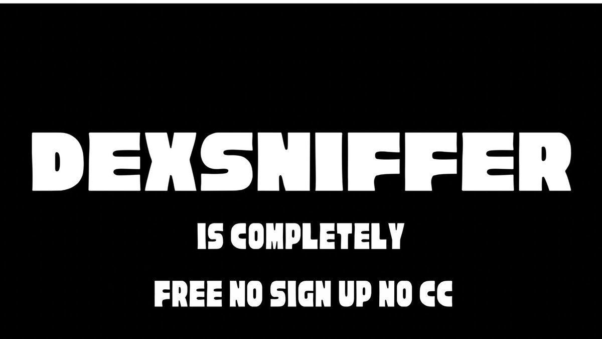 DexSniffer's tweet photo. https://t.co/OkxofjC5Jc

the original dexsniffer is completely free

we want to apologize for the weekend disaster and let everyone know we cancelled all subscriptions. https://t.co/NjmSm4EogB