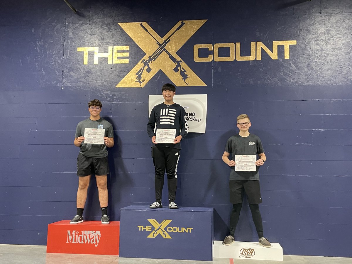 Great weekend shooting at the Pardini Grand Prix.  ⁦<a href="/JackOgoreuc/">Jack Ogoreuc</a>⁩ and Riley Dunn won the Silver Medal in two person team and a third place finish in men’s air rifle.