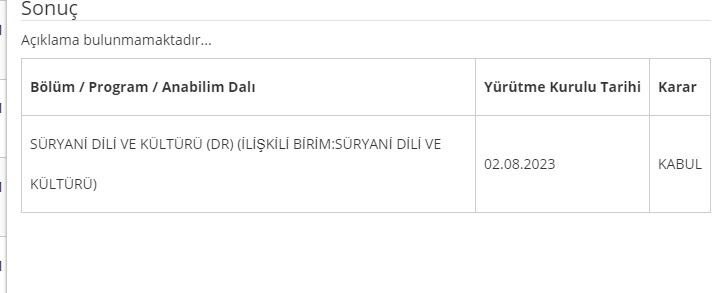 📢Türkiye'de Yaşayan Diller Enstitüsü Süryani Dili ve Kültürü Doktora Programı açılmıştır. Program 2023-2024 Akademik Yılı Güz Dönemi itibariyle öğrenci kabulüne başlayacaktır. Başvuruya dair detaylar ve önemli günler aşağıdaki linkten takip edilebilir:
artuklu.edu.tr/yasayan-diller…
