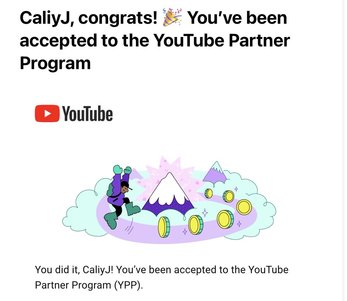 Todays the day I finally become monetised 😍 this is a huge huge blessing! ❤️ 

I want thank everybody greatly and I promise to always put in 100%! 

I’m very grateful to be in this position! 
This isn’t possible without you beautiful folks 💯 
#ADreamComeTrue #YoutubePartner