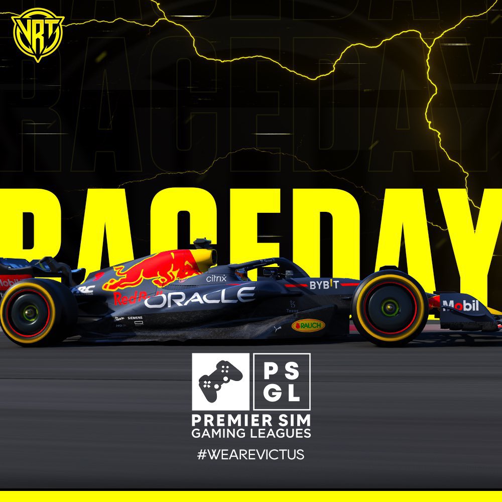 ⚔️ Raceday | <a href="/PremierSimGL/">PSGL</a> 

We head to round 4 of PSGL on Qatar 🇶🇦

F2
@VRT_Noel 🇭🇺

F3
@VRT_Rens 🇳🇱

F4
@SvenVd15 🇳🇱

F5
<a href="/VRT_MIKA/">ET8_MIKA</a> 🇫🇷🇨🇭

F9
<a href="/D4V1Dds_/">D4V1D</a> 🇳🇴

Good Luck 💛🖤

#WeAreVictus