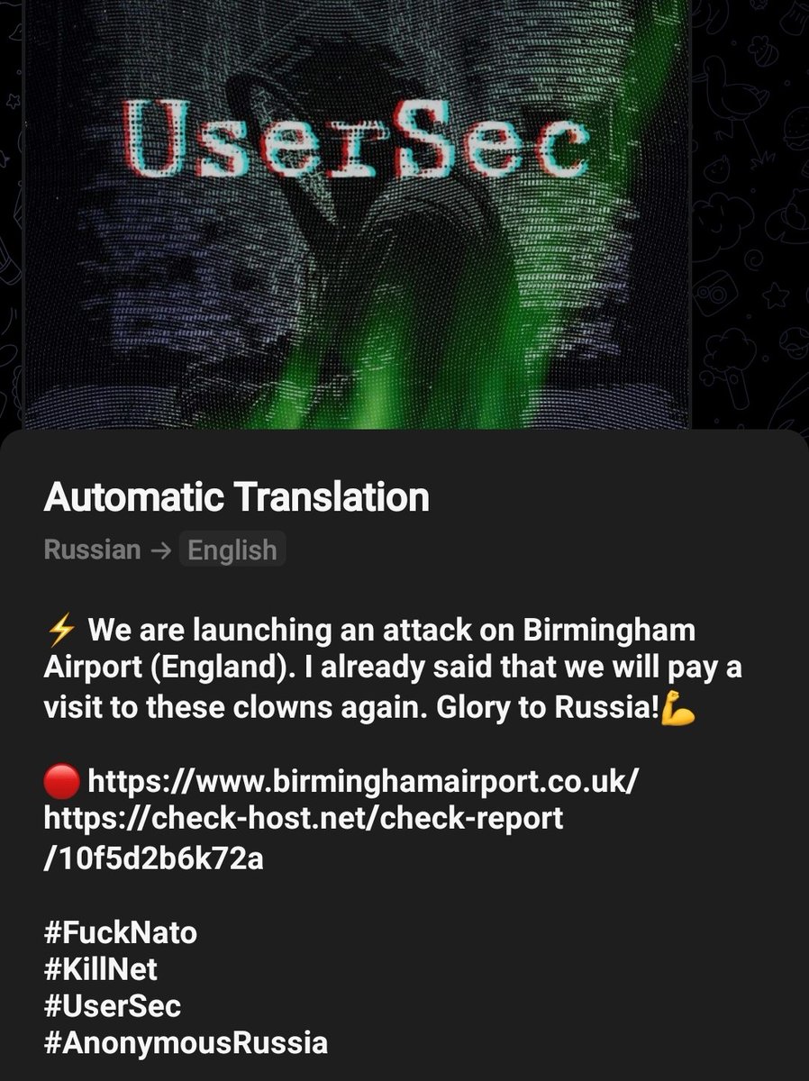 Cyberknow20's tweet photo. #usersec collective providing an example of a popular trend for hacktivist groups - attempting to retarget previous targets
This site is working fine at the time of posting
#russiaukrainewar
#UkraineRussiaWar #cybersecurity #infosec https://t.co/omXzDGX5mq