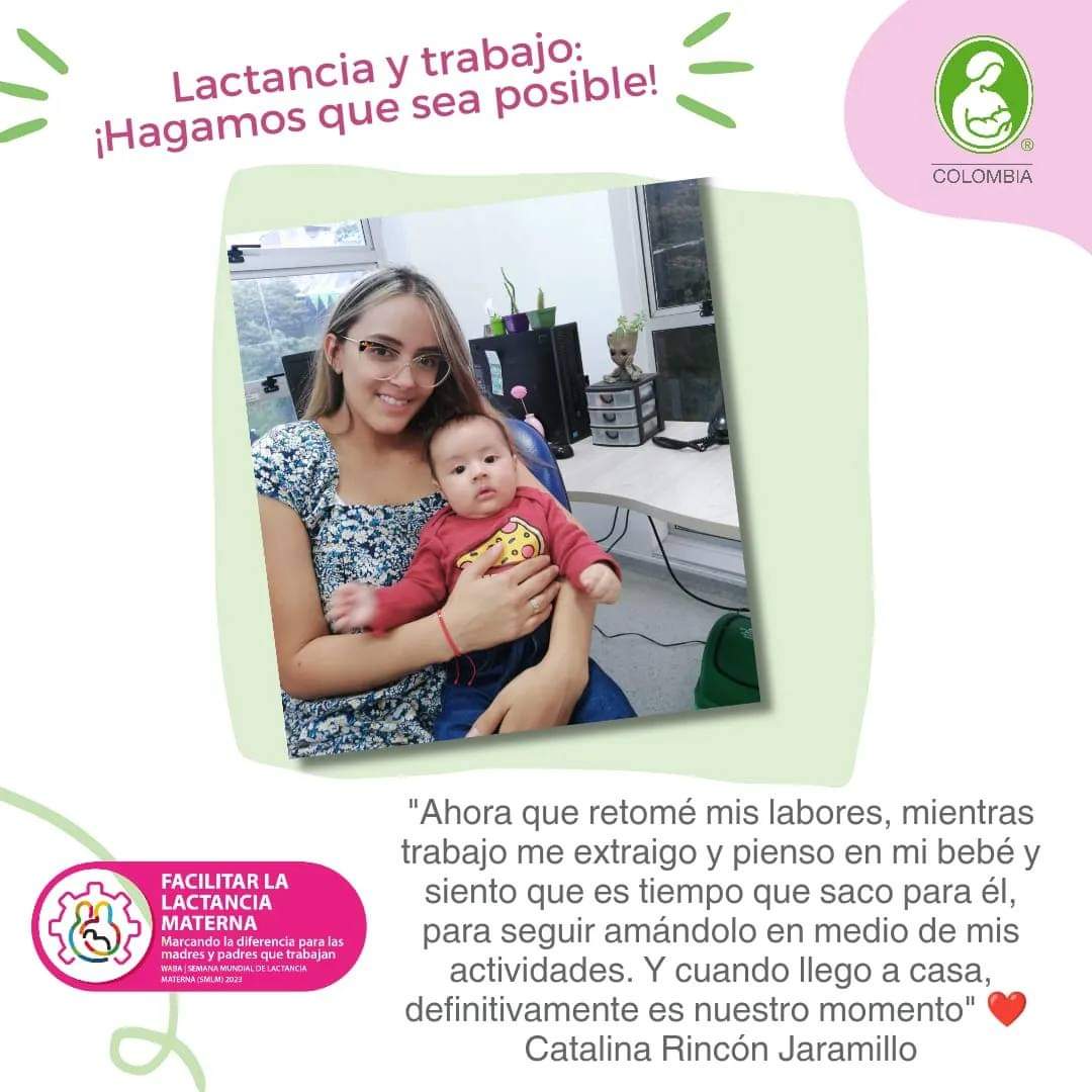 LLLColombia's tweet photo. ¡Hagamos que la lactancia materna y el trabajo funcionen!

Semana Mundial de la Lactancia Materna 2023: "Facilitar la lactancia materna marcando la diferencia para las madres y padres que trabajan".

#SemanaMundialDeLaLactanciaMaterna2023 #LaLecheLeague  #LaLecheLeague #WABA https://t.co/WUfNWJQCc6