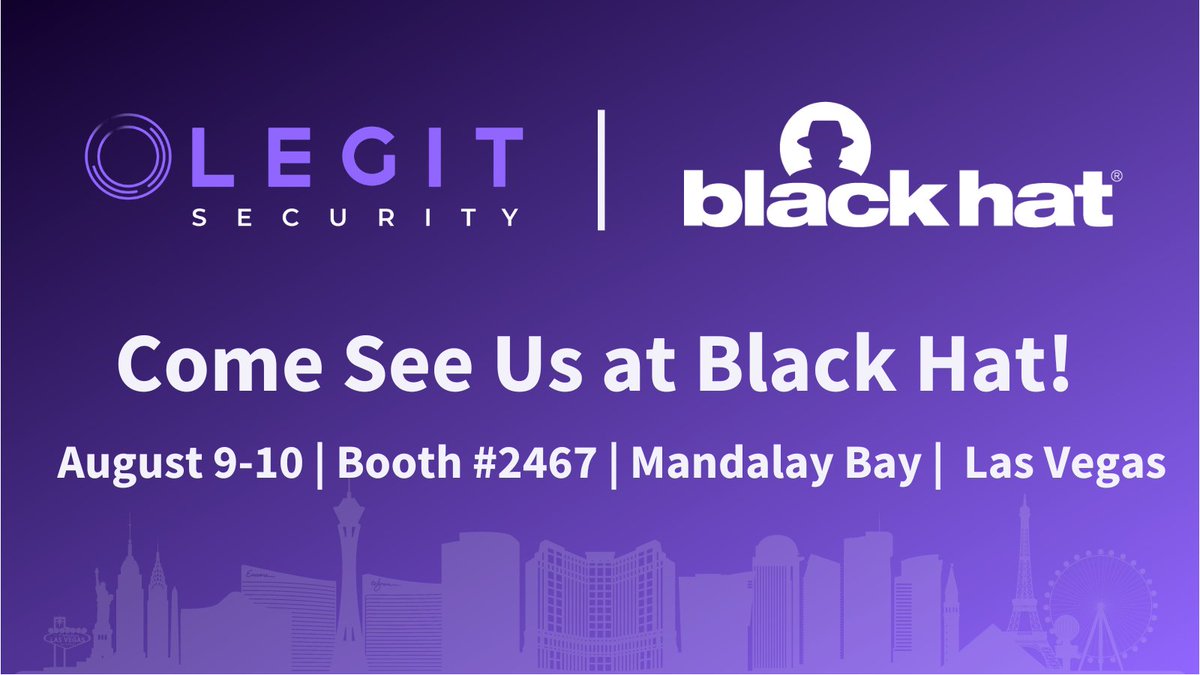 Stop by our booth this week at #Blackhat2023 to meet our team, chat about #AppSec and see our Application Security Posture Management platform in action! hubs.li/Q01-bnND0 #ASPM #DevSecOps #codetocloud