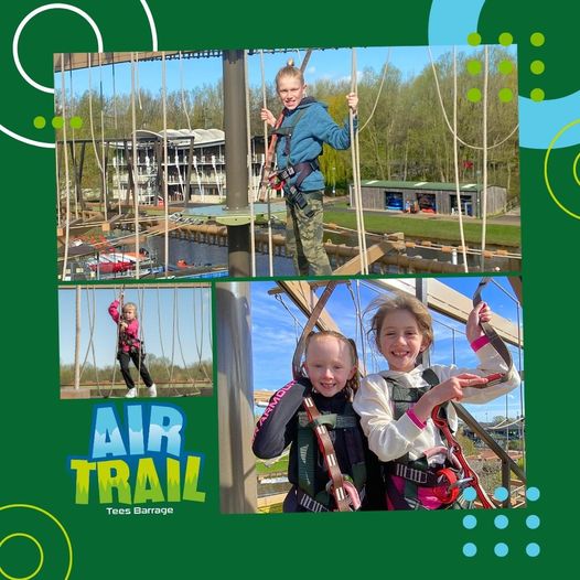 Did you know anyone over 1.2m tall can go on Air Trail on their own and children over 1m can enjoy the course with an adult! We also have our Air Tykes structure which is suitable for children aged 2-4.
Book your place online now at booking.airtrail.co.uk