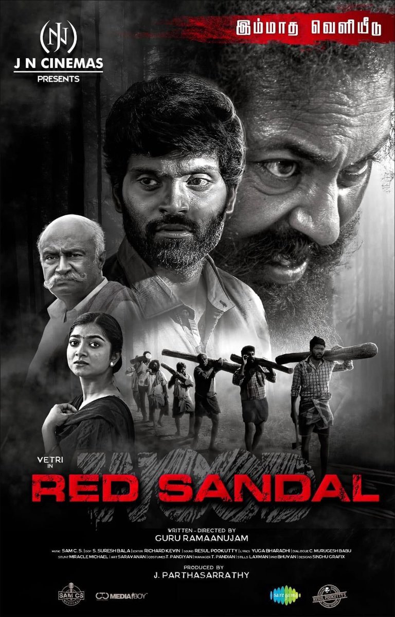 #RedSandalWood *ing @act_vetri releasing this August 2023. Crime drama inspired by True events @guru_ramanujam @JnCinemas @DiyaaMayurikha @GarudaRaam @kabalivishwanth @talk2ganesh @SamCSmusic @resulp @ARichardkevin @YugabhaarathiYb @saregamasouth @ProBhuvan @CtcMediaboy