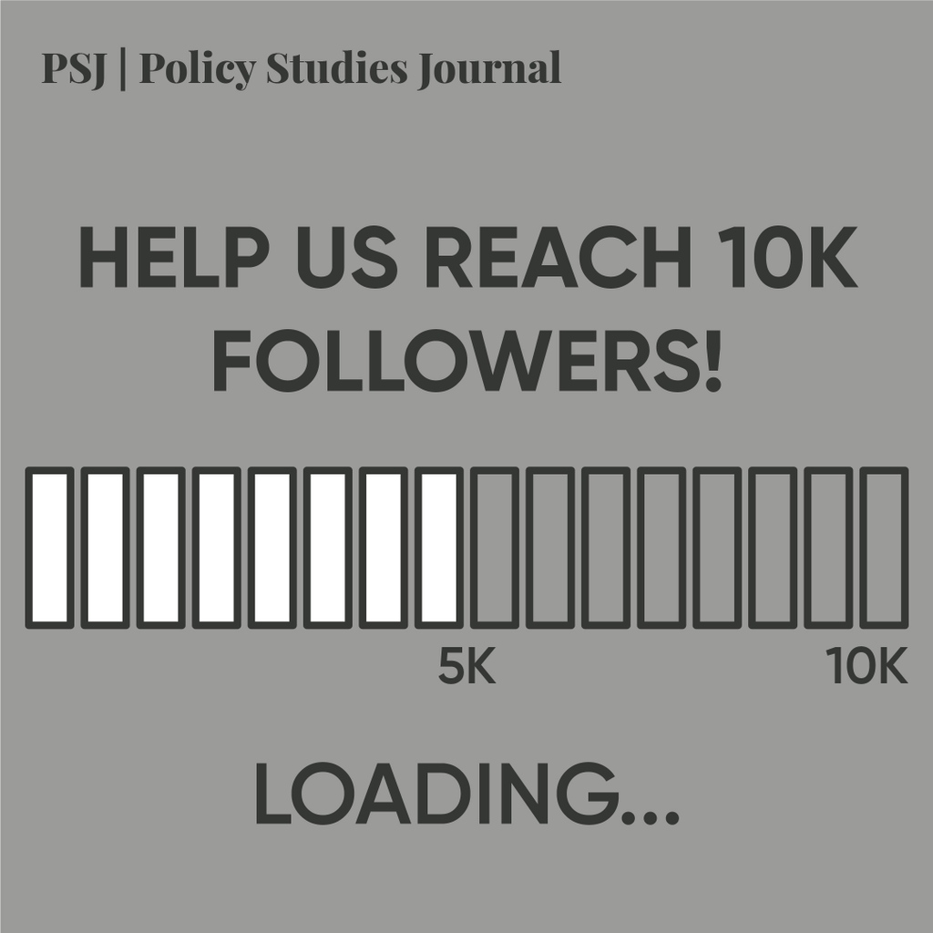 Are you passionate about understanding how policies shape our world?

Let's bring together academics, researchers, students, professionals, and anyone intrigued by the art of policymaking!

Please LIKE and SHARE this post to spread the word!

#PSJ #PolicyStudiesJournal