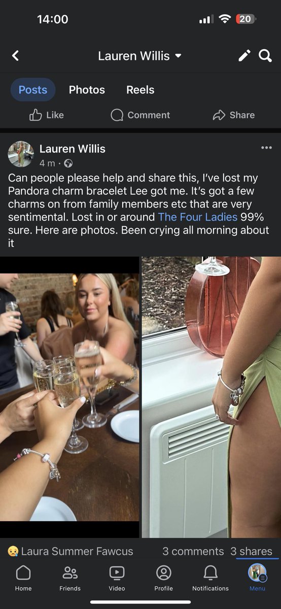 Can anyone help by retweeting this please, absolutely gutted😩