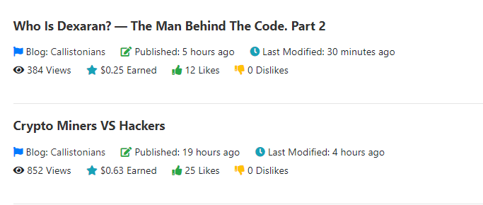 #CryptoMiners VS Hackers got over 850 views in 
less than 20 hours.