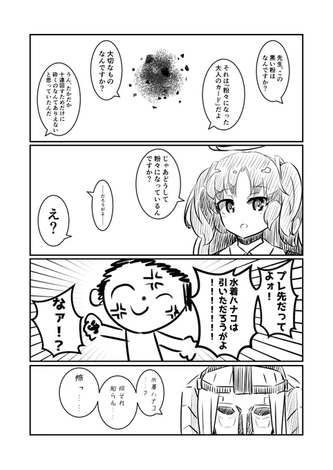 ブルアカの漫画です。 