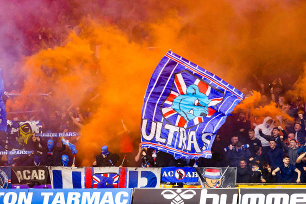 ultras1899_'s tweet photo. Kilmarnock FC - Glasgow Rangers #awayfans #parcage #Gers #RangersFC #Unionbears #UB07 (05.08.23) https://t.co/oSI1RIh9TA