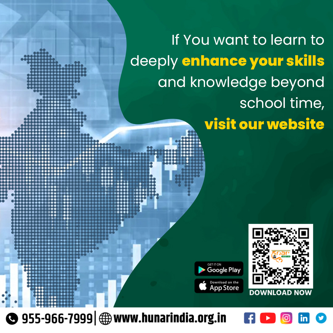 Hunar India features an enriched e-learning and experiences, a user-friendly curriculum, and personalized one-on-one student engagement. Our commitment extends beyond conventional schooling, providing supplementary assistance to students. #elearning #elearningdevelopment #economy