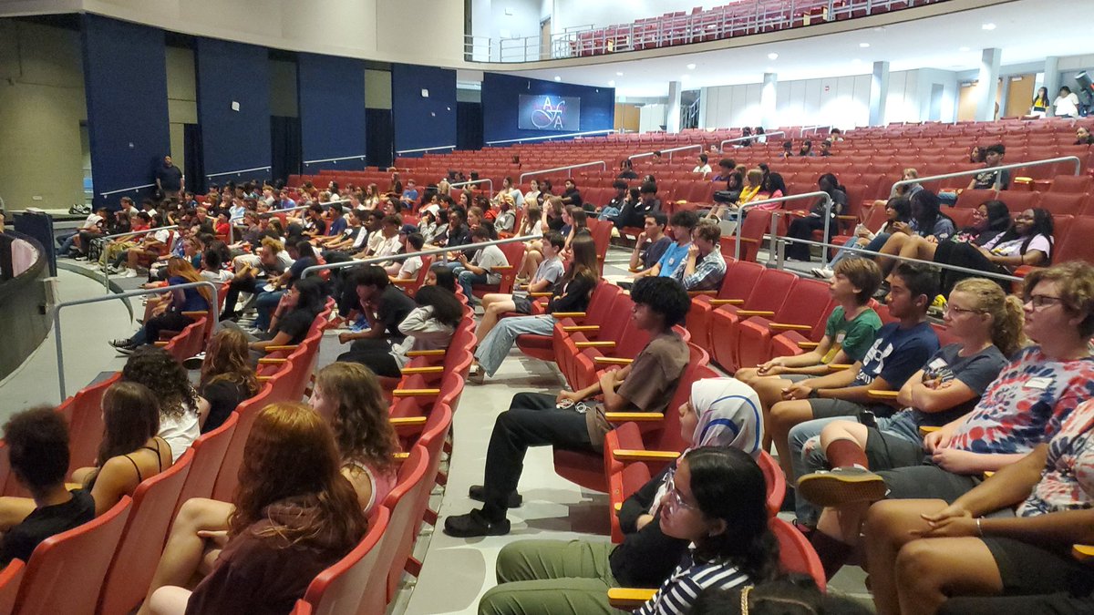 New Student Orientation Day #1 is underway at GTJHS! We are excited to welcome some of our new Patriots! #AllInTJ