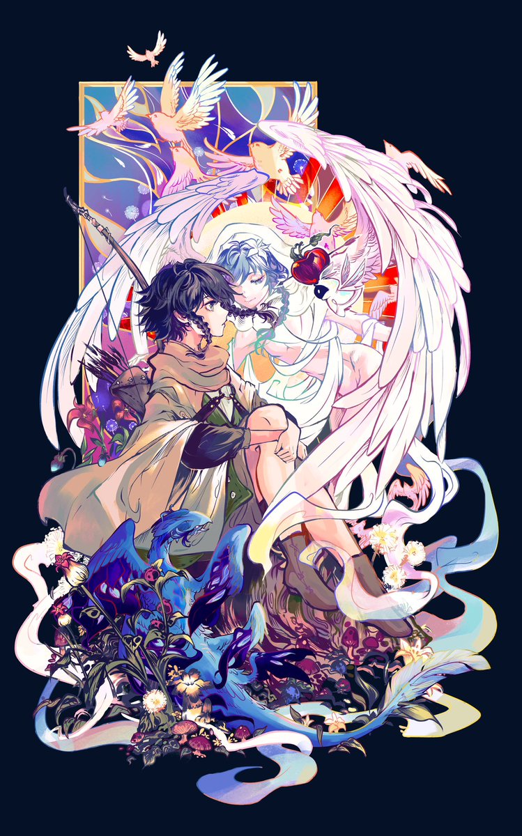 frog_well_'s tweet image. Venti and the unnamed bard
#venti #原神 #genshin