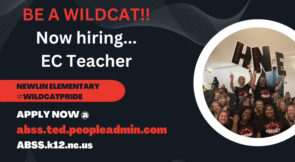 You could be the last piece that makes our puzzle complete!! #wildcatpride <a href="/ABSSPublic/">Alamance-Burlington School System</a> @ABSSHCM <a href="/TheLeaderinMe/">The Leader in Me</a>