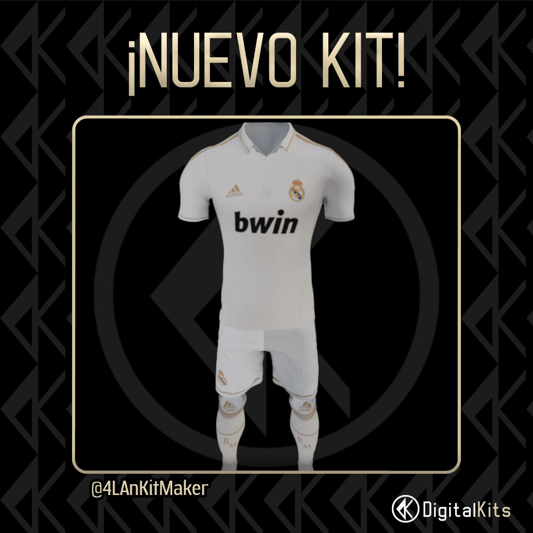 PES 2011 - Real Madrid New Kits 11/12 [Home & Away] + Download