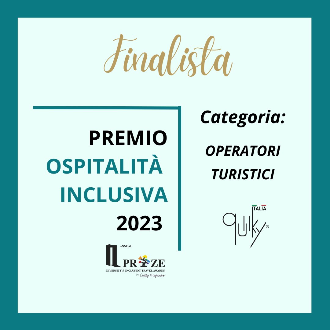 Siamo fra i finalisti candidati nella sezione operatori turistici per il QPrize 2023, premio ospitalità inclusiva di <a href="/QMagazine_Ita/">QMagazine</a>. Aiutateci a vincere votandoci al seguente link: bit.ly/3OinIpt 🙏😊
#LGBTQ #turismoLGBTQ #inclusione