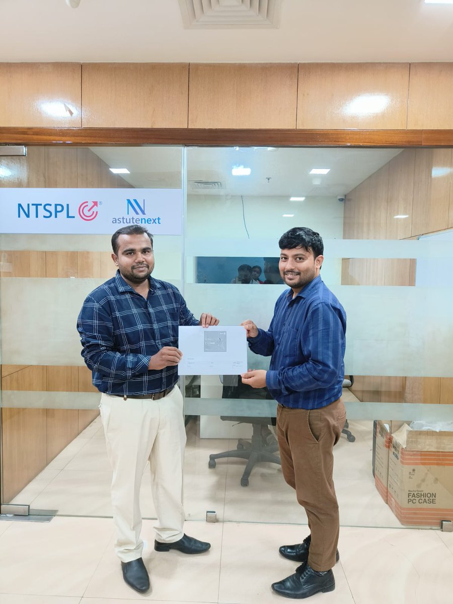 Congratulations to the most regular and punctual employee of the month of July, Santosh!

#TeamNTSPL #employeeofthemonth