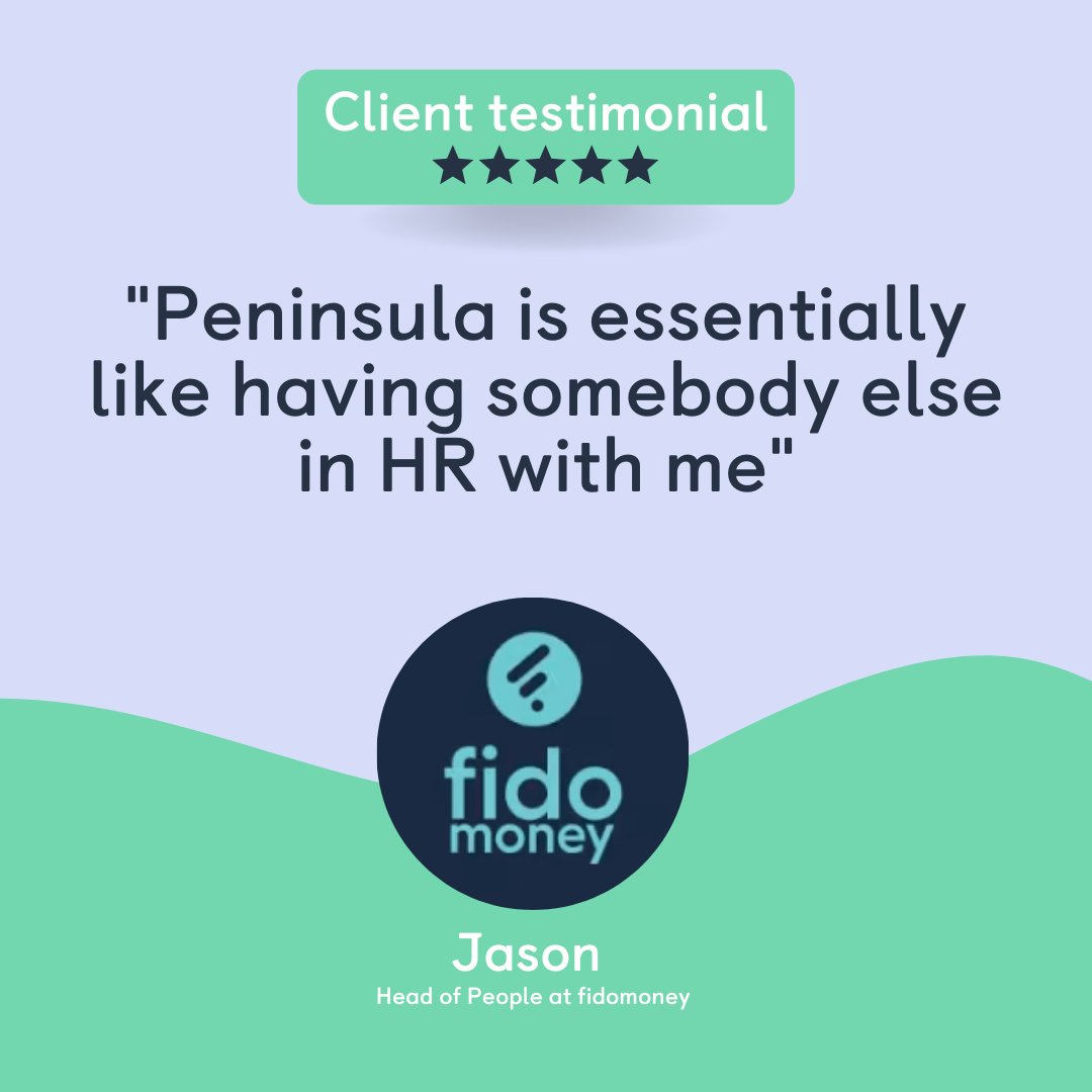 When <a href="/fido_money/">fidomoney</a> began to struggle due to time constraints, they chose <a href="/peninsula_uk/">Peninsula</a> to help free up some time and reduce risk to the business.

They now have access to an adviser whenever they need help - 24/7.

Read more here! 👇

loom.ly/MDxcIug