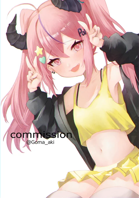 #skeb #commission 納品いたしました! メスガキocちゃん描かせていただきましたありがとうございました