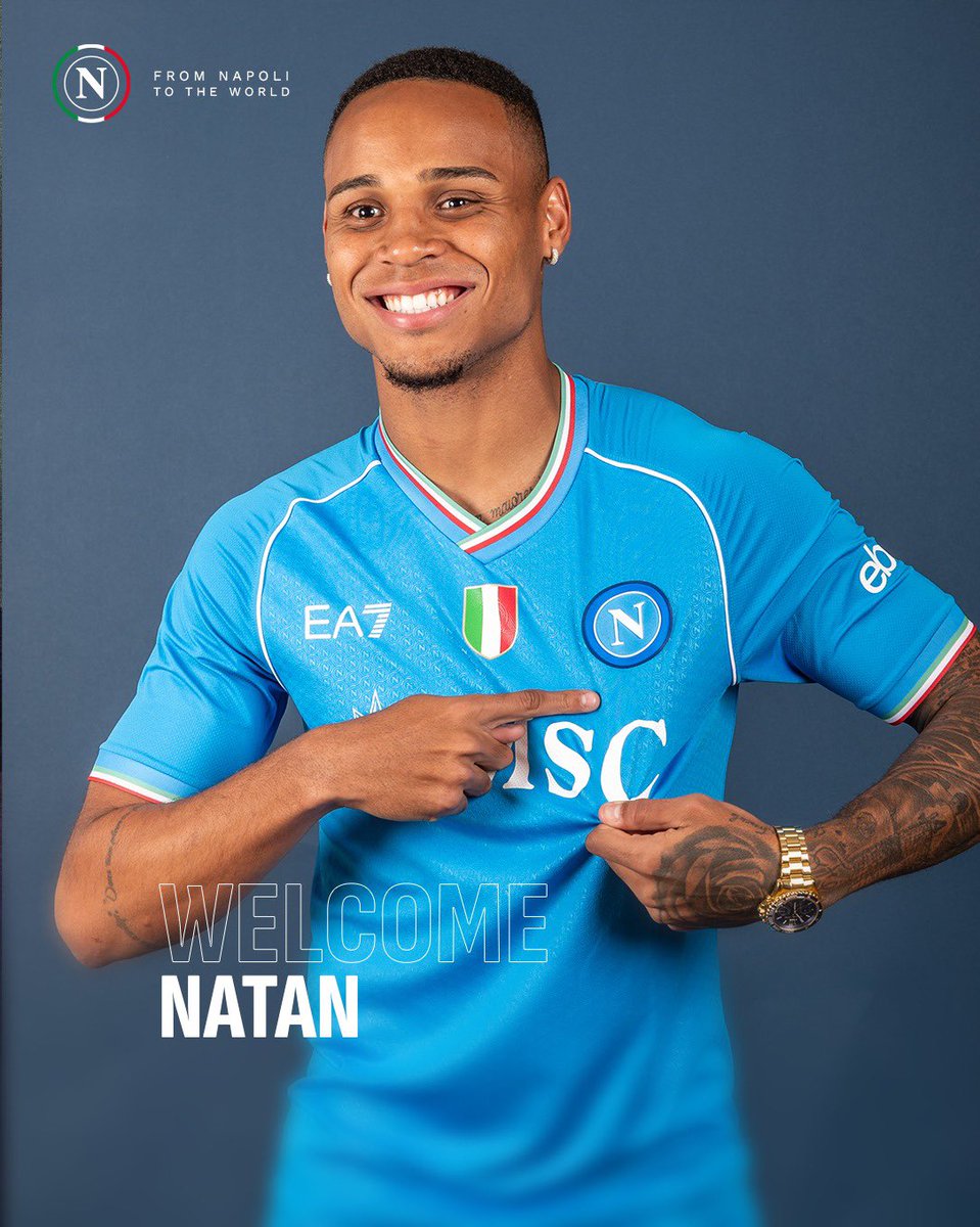 sscnapoliES's tweet photo. ¡Bienvenido, Natan! 🇧🇷

💙 #ForzaNapoliSempre https://t.co/nF5WyKzRTP