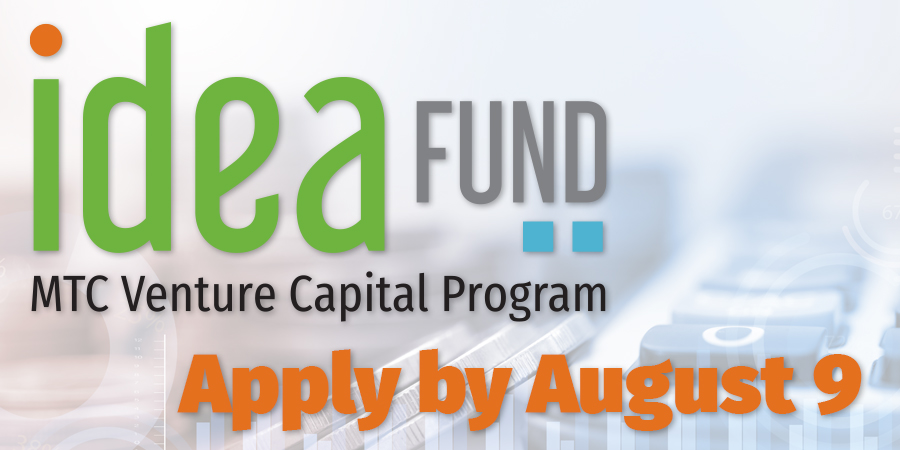 The deadline to be considered for MTC’s October IDEA Fund investment award cycle is Wednesday. To date, MTC has made equity-based investments of nearly $46M into over 140 of the state's most promising early-stage tech-focused companies.  bit.ly/MTC_IDEA_Apply