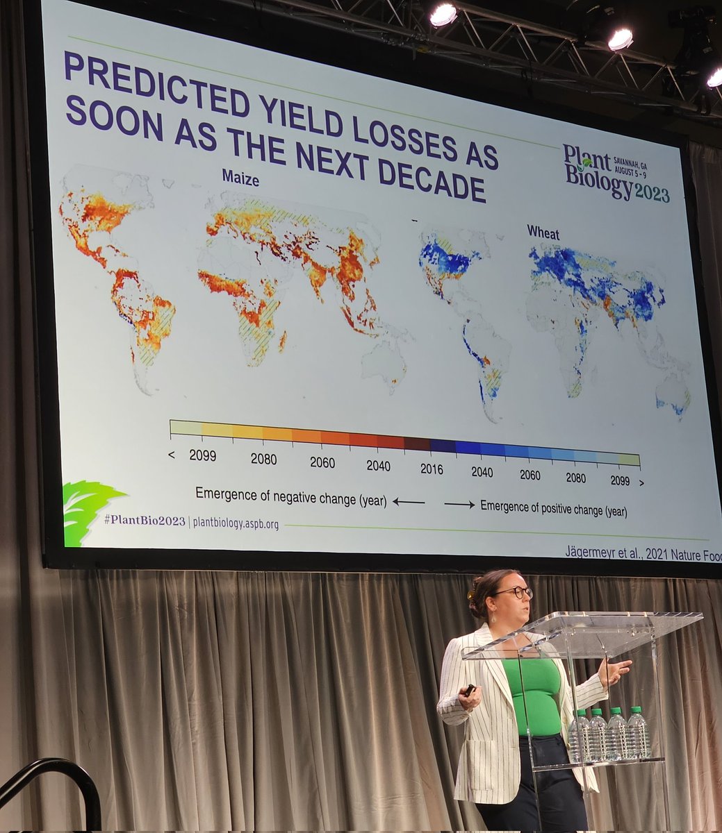 Global crop yield reductions due to climate change and productions are worse #plantbio23 #plantbio2023