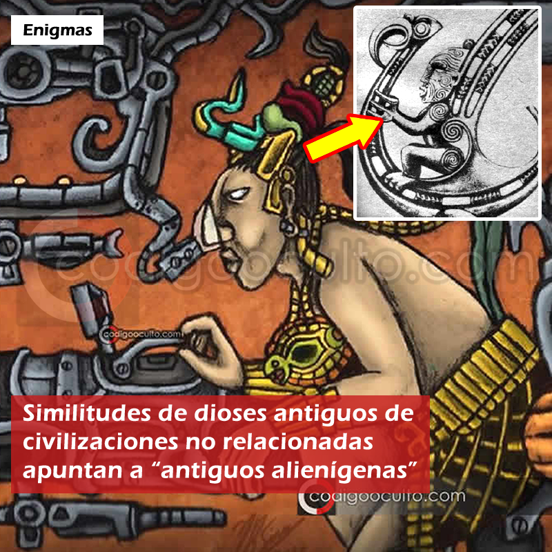 exploracionovni's tweet photo. Impresionantes similitudes de dioses antiguos de civilizaciones no relacionadas apuntan a "antiguos alienígenas"...
Más información en hilo:
#ancient #gods #dioses #extraterrestre #ancientaliens #alienigena #codigooculto https://t.co/9LUpHGY9oo