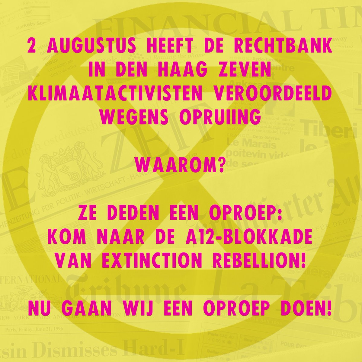 Extinction Rebellion Nederland tweet media