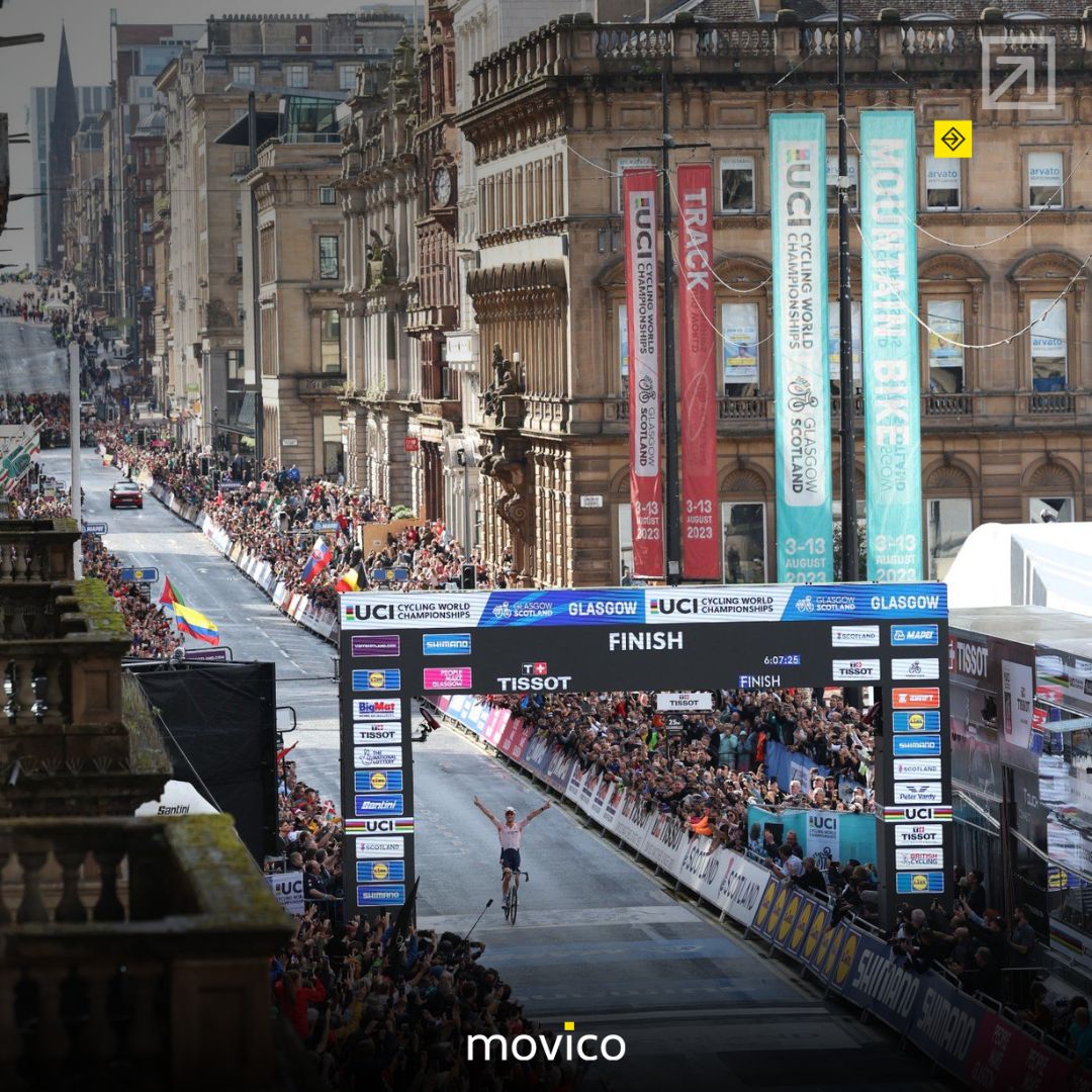 Movico_nl's tweet photo. What a day! #CyclingWorldChampionships 🚴
Soon more to come about our contribution… 👀
#Movico #SportsEvents #YouGetTheGlory #TemporaryEventLocation #Media #Press #Finish #CyclingWorldChampionships #Glasgow #FinishArch #LEDArch
📸 by https://t.co/PUDQyXoBua https://t.co/MPMimCZEHa