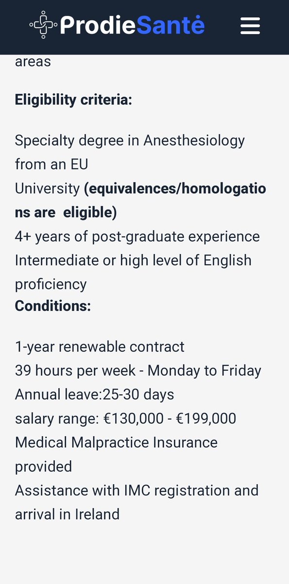 Por qué los médicos no vienen a España?

Porque esta es una de las empresas de recruitment de renombre y esto es una oferta de la sanidad pública española vs. otra oferta.