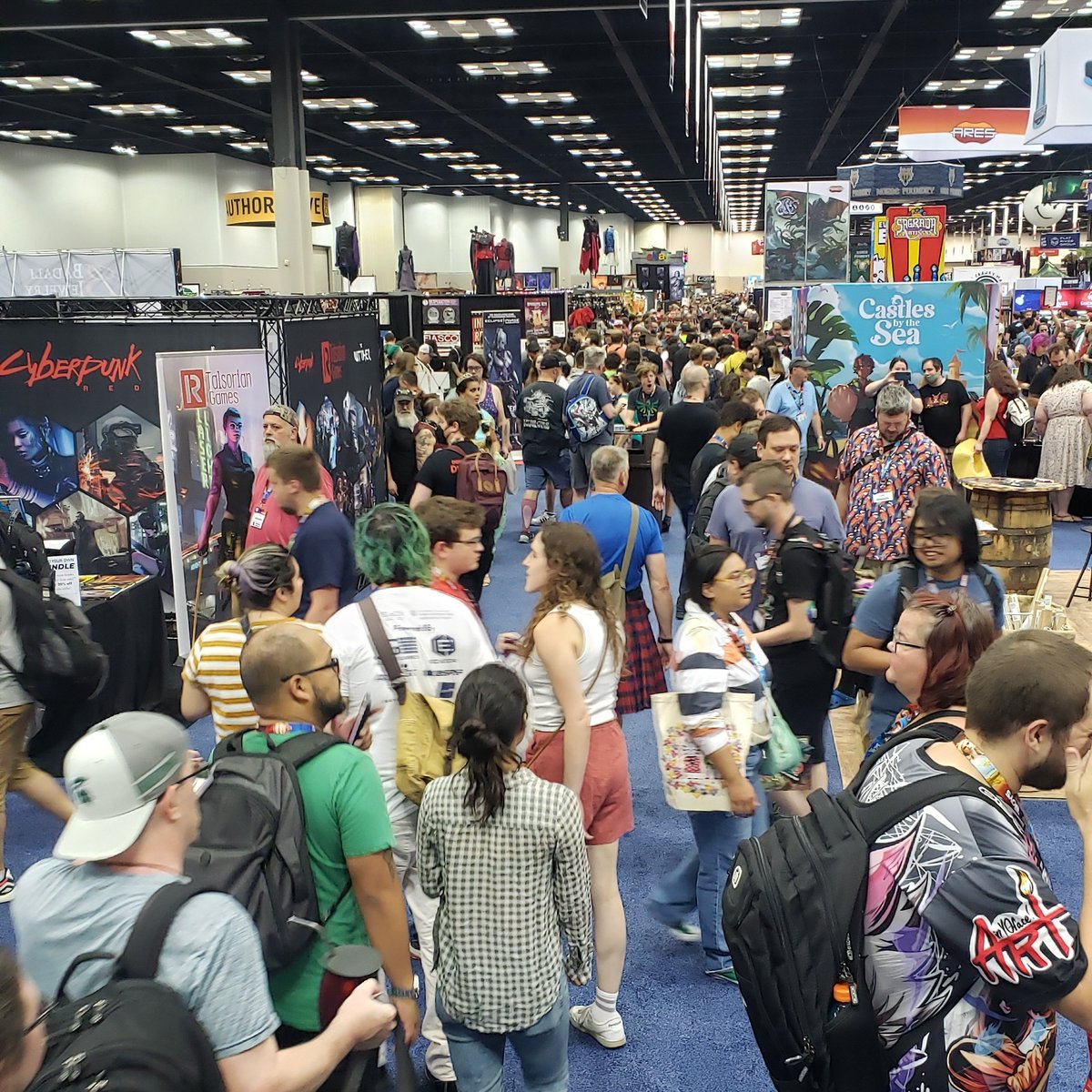 NaturalGeekery's tweet photo. Gencon was a wave of wonderful, gaming weirdness. A time to relax and reset. A time to see old friends and to make new ones. I love it. Stay weird, Gencon, and see you next year! #GenCon2023 #GenCon #ttrpgcommunity 1 of 3 https://t.co/hAR3fwxSrj