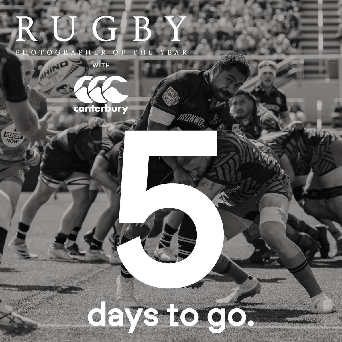 🚨 5️⃣ days left to enter Rugby Photographer of the Year 2023 with <a href="/canterburyNZ/">Canterbury</a>. 

🏉📸 therugbyjournal.com/rpoty2023