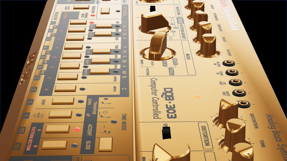 PteDeInternet's tweet photo. TB303 Limited Gold
by @disqtible 

https://t.co/V5dtugqx5F

#tezosNft #glbart #gold #3dnft https://t.co/RTEQJoOfMo