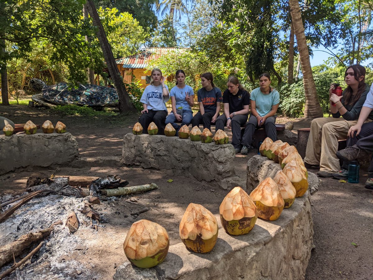 #TeamSwara have had a great day in the Kaya sacred forest 🌴, harvesting coconuts and learning about native plants and animals. #dosomethingamazing <a href="/CampsInt/">Camps International</a> #CampsEffect