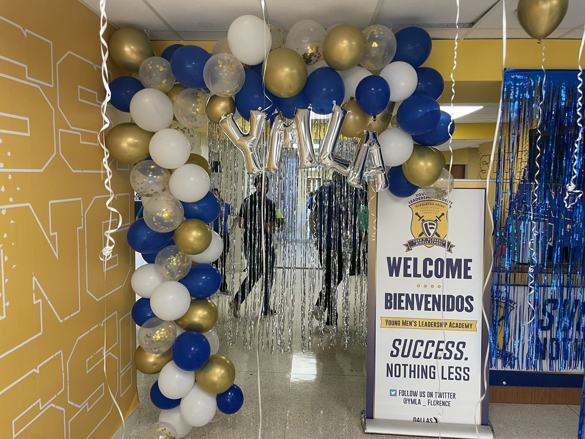 JamesDavisEdD's tweet photo. We’re excited to welcome our newest @YMLA_Florence scholars to their sixth grade camp! @dallasschools @TeamDallasISD @AngieGaylord @N_Bernardino @TransformDISD @dallasisdparent #choosedallasisd #ymla #letsgo #gladiatornation #WeAreYMLA #gladiatorstothetop https://t.co/jsX6BAh2Kj