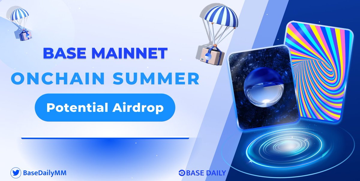 JuliaFurquim's tweet photo. 🔥🔥 Base Mainnet Celebration: Big Potential Airdrop 🎁🎁

🚀 Base has proudly announced the official bridge opening and the upcoming mainnet launch on 9/8.

Don't miss Base 🪂

How to join? Follow this step-by-step tutorial 👇🏼

#BuildOnBase #Airdrop #BaseVoyage #BaseSummer https://t.co/i7XbZkVHes