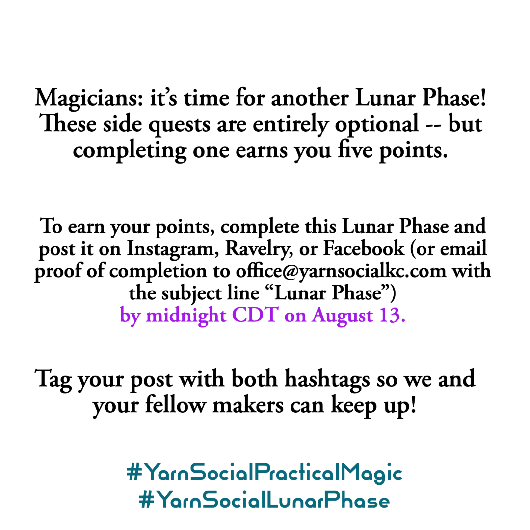 YarnSocialKC's tweet photo. August 7-13: Good Omens

Do it for the dopamine. This week is a free week to share whatever rabbit hole you’ve fallen down recently.  

Can’t stop playing a new game on your Switch? We want to hear all about it. 

Found a new show on Netflix or an amazing podcast (we're looking a https://t.co/tDGToI4EzD
