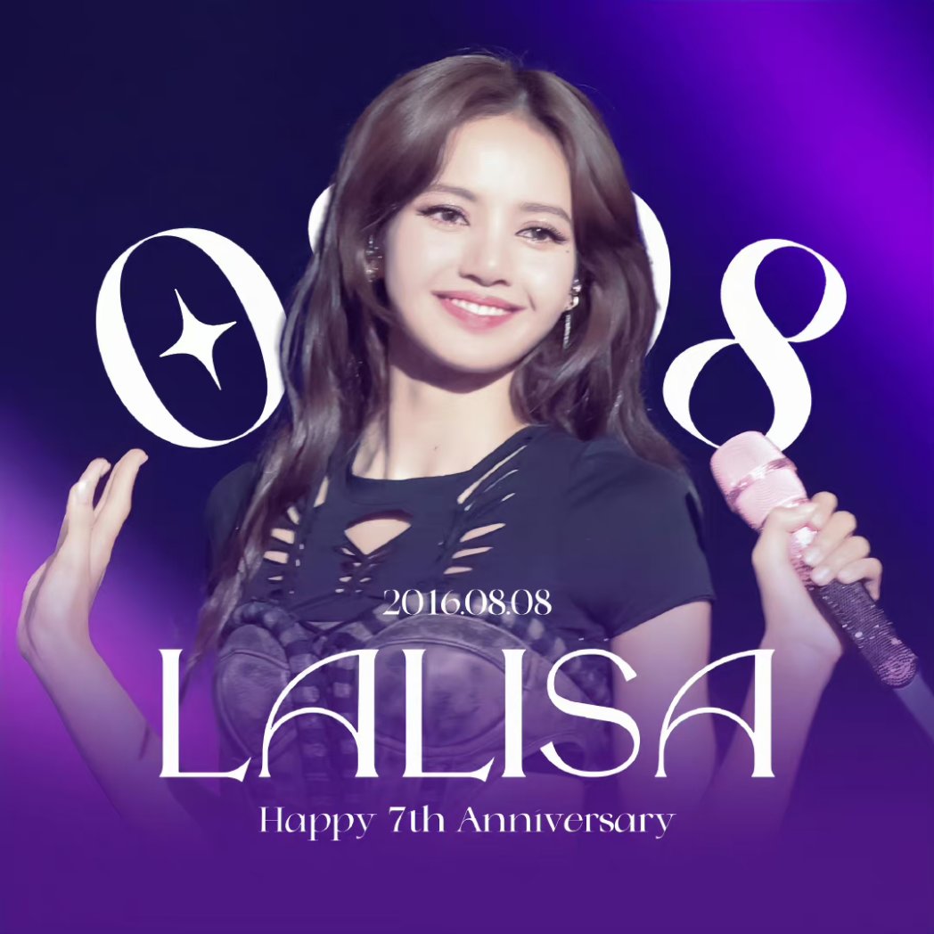 HAPPY 7TH DEBUT ANNIVERSARY #LISA ! Thank you for everything 💛

7YEARS DEBUT LISA
#7YearsWithBLACKPINK